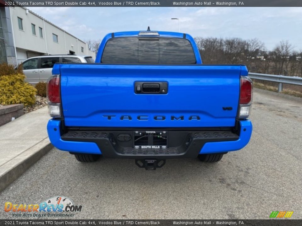 2021 Toyota Tacoma TRD Sport Double Cab 4x4 Voodoo Blue / TRD Cement/Black Photo #14