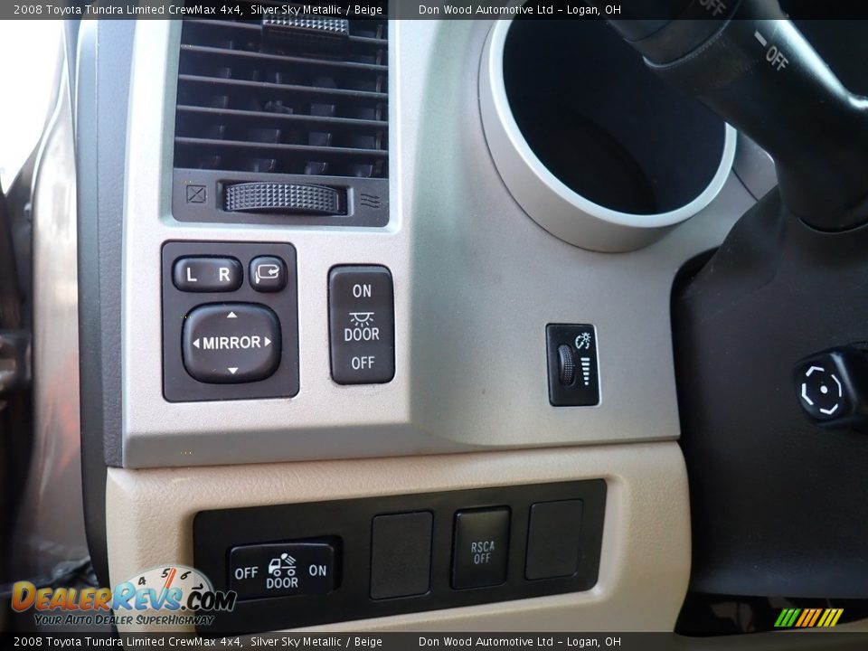 2008 Toyota Tundra Limited CrewMax 4x4 Silver Sky Metallic / Beige Photo #20