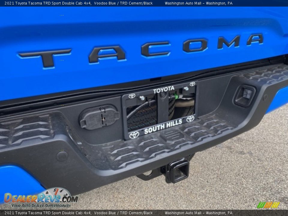 2021 Toyota Tacoma TRD Sport Double Cab 4x4 Voodoo Blue / TRD Cement/Black Photo #22