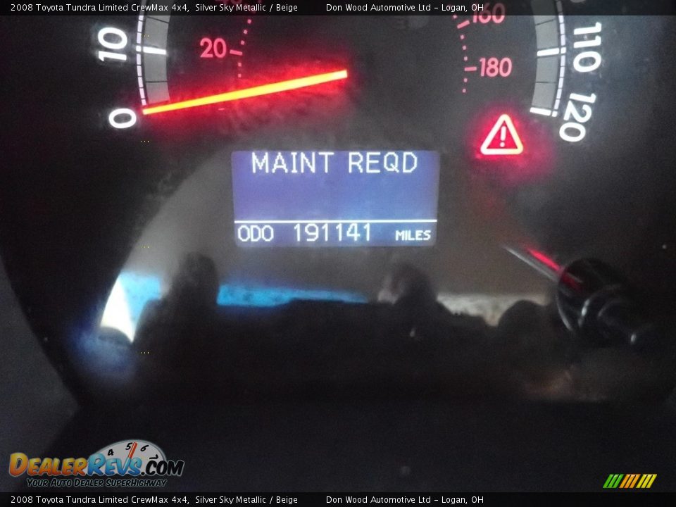 2008 Toyota Tundra Limited CrewMax 4x4 Silver Sky Metallic / Beige Photo #24