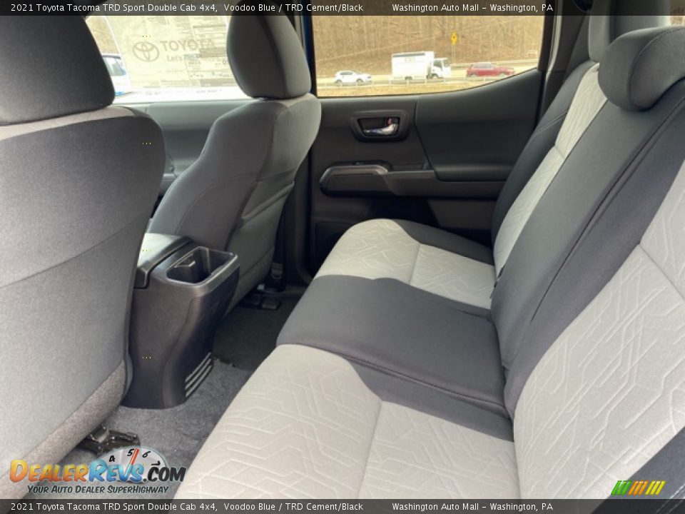 Rear Seat of 2021 Toyota Tacoma TRD Sport Double Cab 4x4 Photo #26