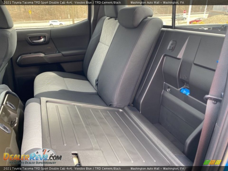 Rear Seat of 2021 Toyota Tacoma TRD Sport Double Cab 4x4 Photo #27