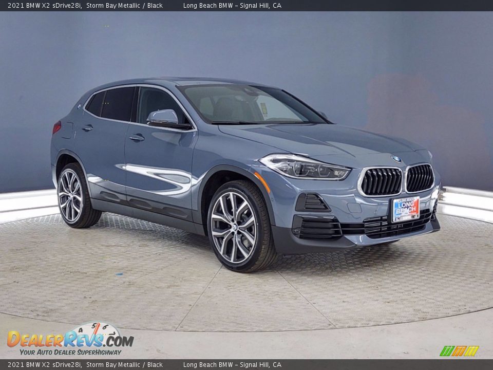 2021 BMW X2 sDrive28i Storm Bay Metallic / Black Photo #27