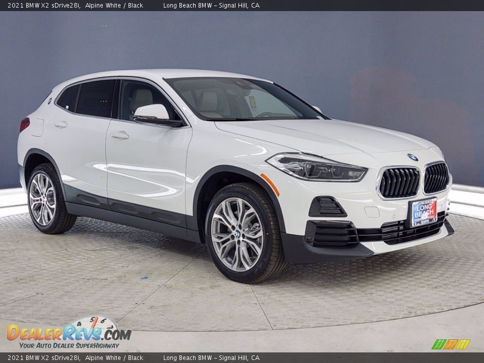 2021 BMW X2 sDrive28i Alpine White / Black Photo #1