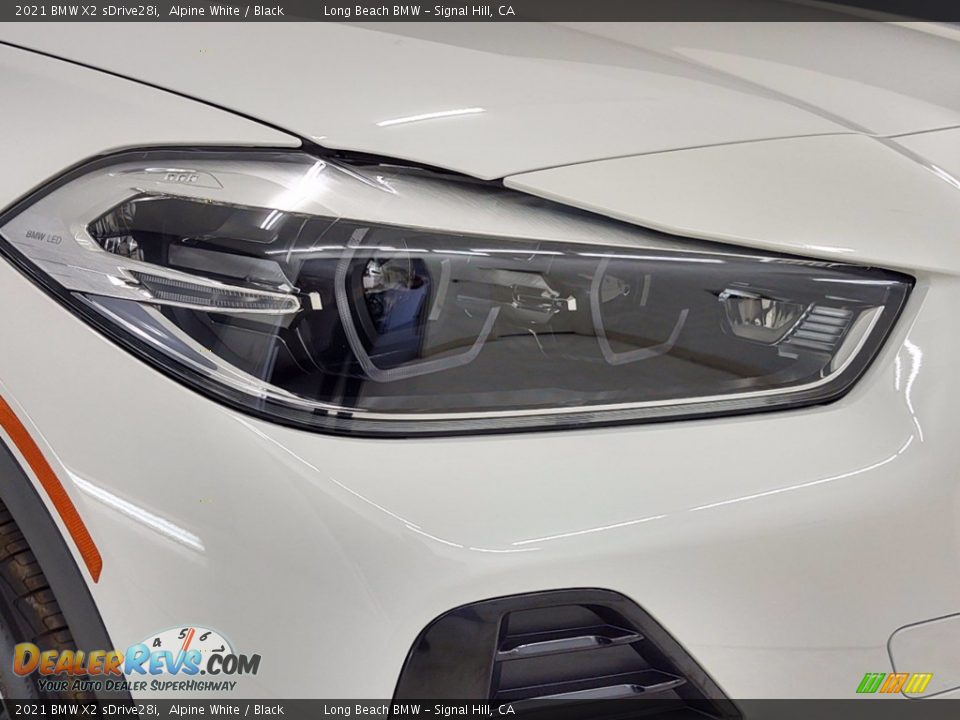 2021 BMW X2 sDrive28i Alpine White / Black Photo #4