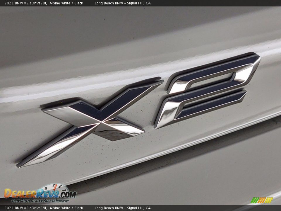 2021 BMW X2 sDrive28i Alpine White / Black Photo #8