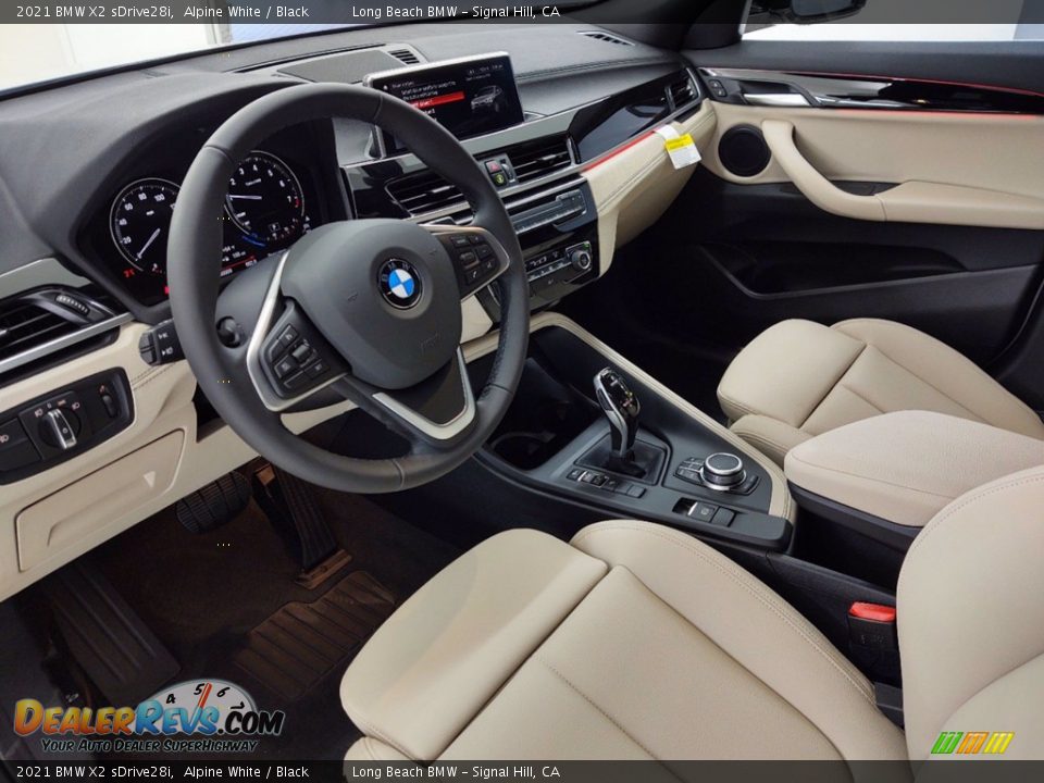 2021 BMW X2 sDrive28i Alpine White / Black Photo #12