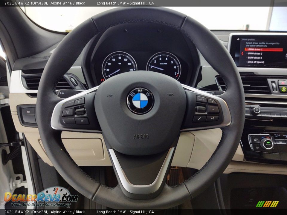2021 BMW X2 sDrive28i Alpine White / Black Photo #14