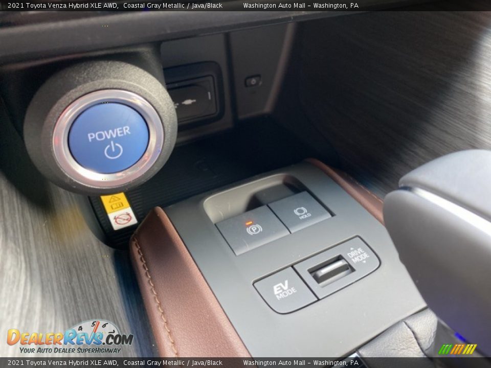 2021 Toyota Venza Hybrid XLE AWD Coastal Gray Metallic / Java/Black Photo #16