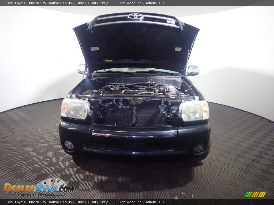 2005 Toyota Tundra SR5 Double Cab 4x4 Black / Dark Gray Photo #5