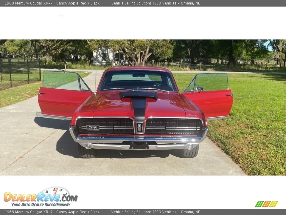 1968 Mercury Cougar XR-7 Candy Apple Red / Black Photo #2