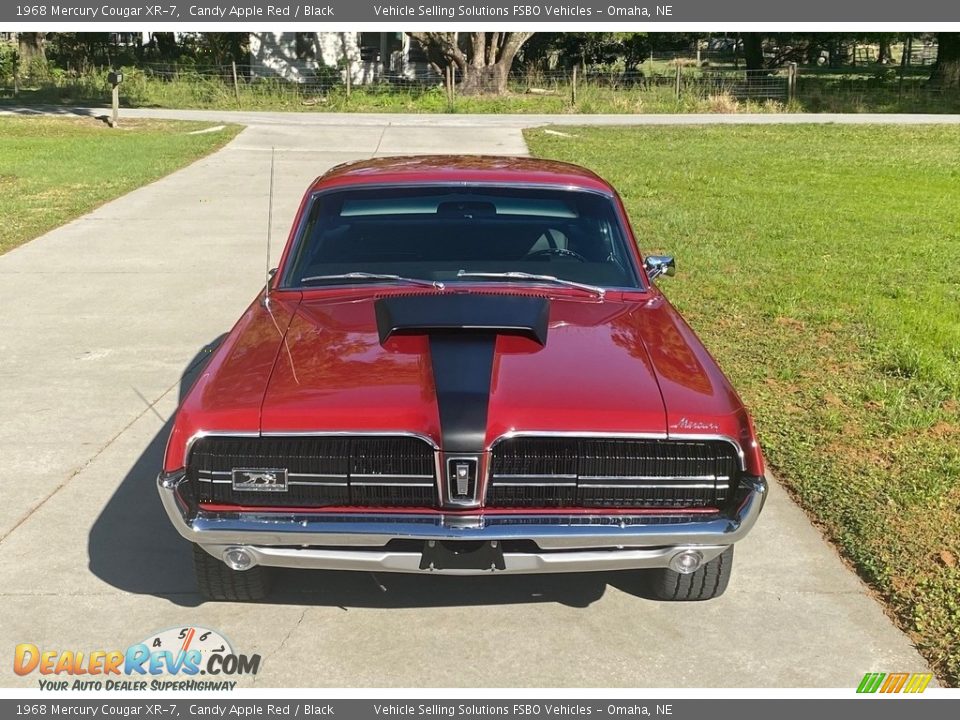 1968 Mercury Cougar XR-7 Candy Apple Red / Black Photo #3