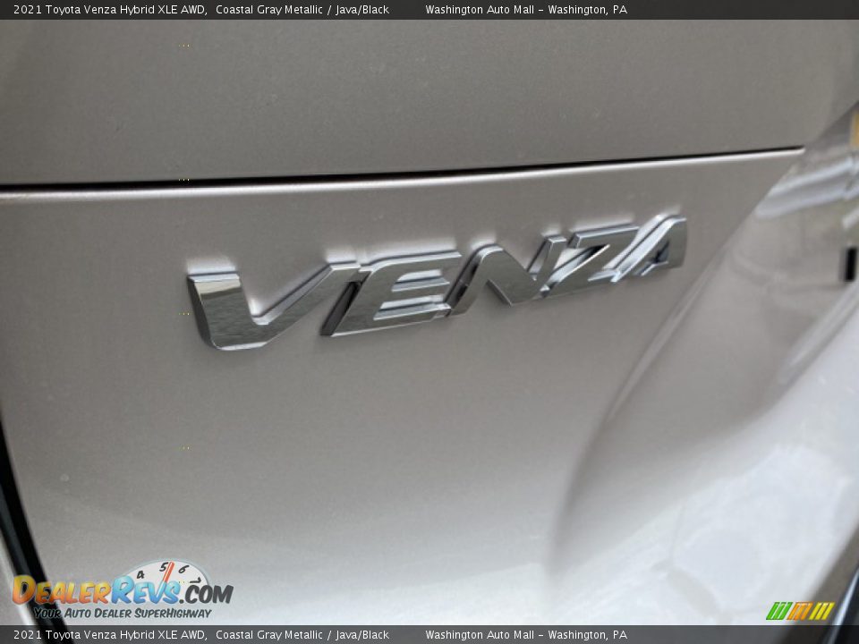 2021 Toyota Venza Hybrid XLE AWD Coastal Gray Metallic / Java/Black Photo #23