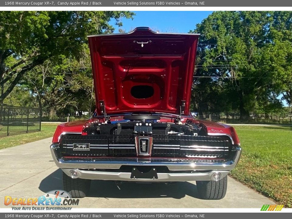 1968 Mercury Cougar XR-7 Candy Apple Red / Black Photo #8