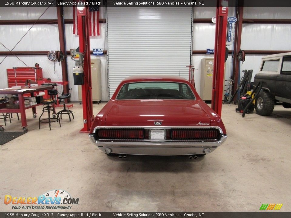 1968 Mercury Cougar XR-7 Candy Apple Red / Black Photo #9