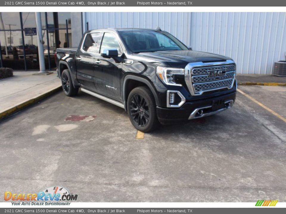 2021 GMC Sierra 1500 Denali Crew Cab 4WD Onyx Black / Jet Black Photo #2