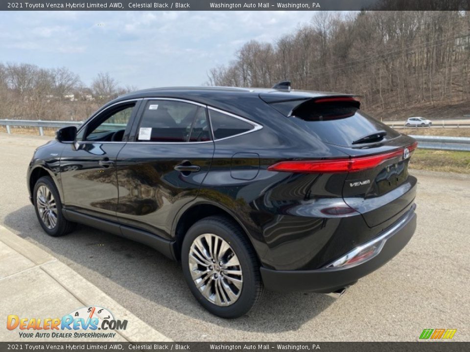 2021 Toyota Venza Hybrid Limited AWD Celestial Black / Black Photo #2