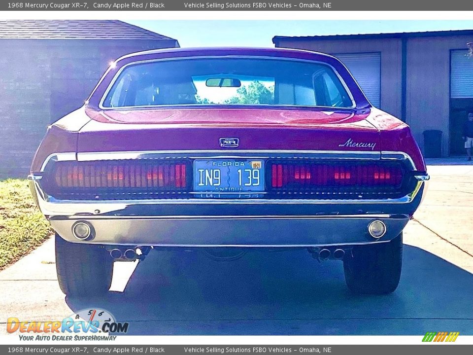 1968 Mercury Cougar XR-7 Candy Apple Red / Black Photo #14