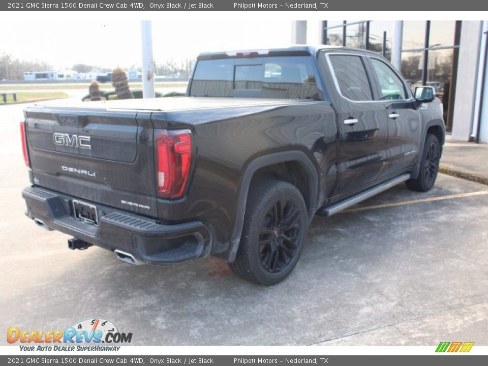 2021 GMC Sierra 1500 Denali Crew Cab 4WD Onyx Black / Jet Black Photo #8