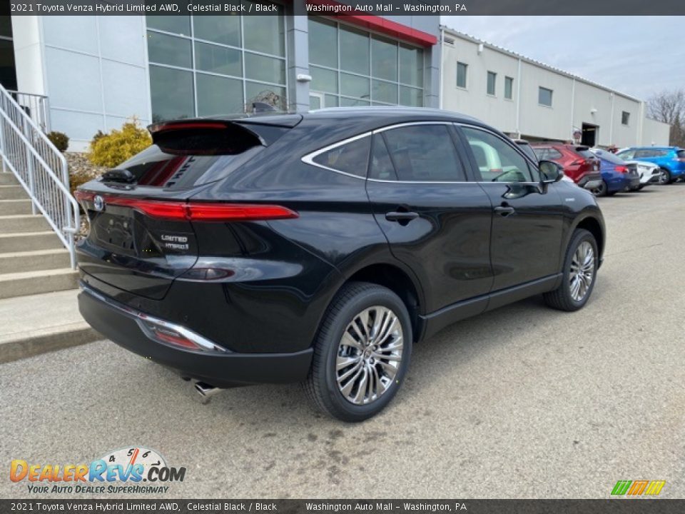 2021 Toyota Venza Hybrid Limited AWD Celestial Black / Black Photo #13