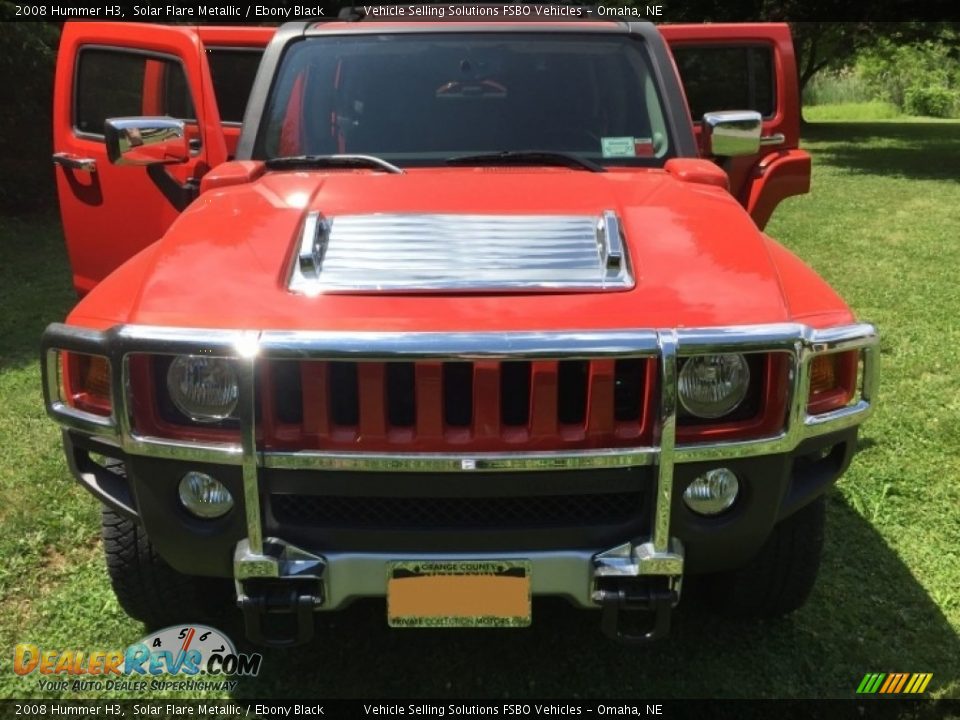 2008 Hummer H3 Solar Flare Metallic / Ebony Black Photo #2