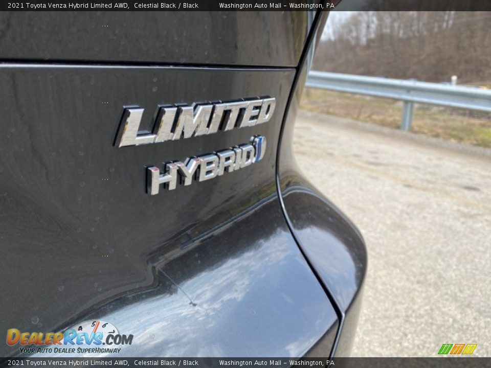 2021 Toyota Venza Hybrid Limited AWD Celestial Black / Black Photo #23