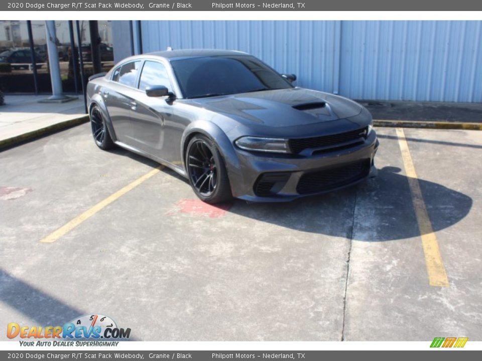 2020 Dodge Charger R/T Scat Pack Widebody Granite / Black Photo #2