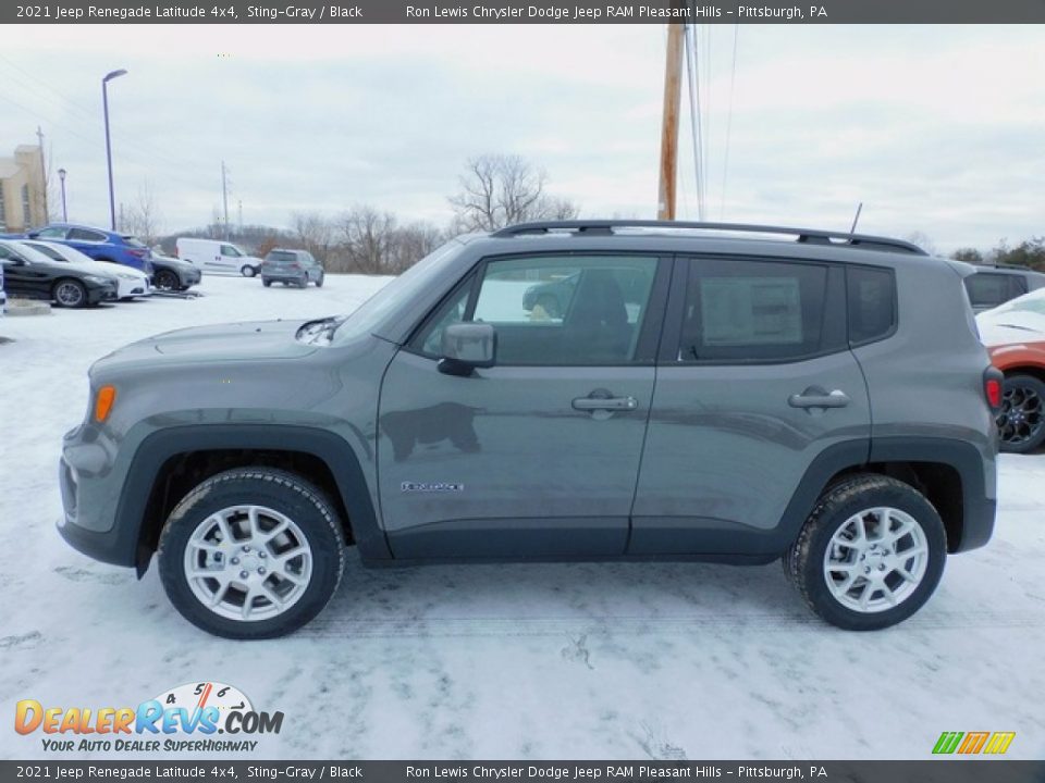 2021 Jeep Renegade Latitude 4x4 Sting-Gray / Black Photo #9