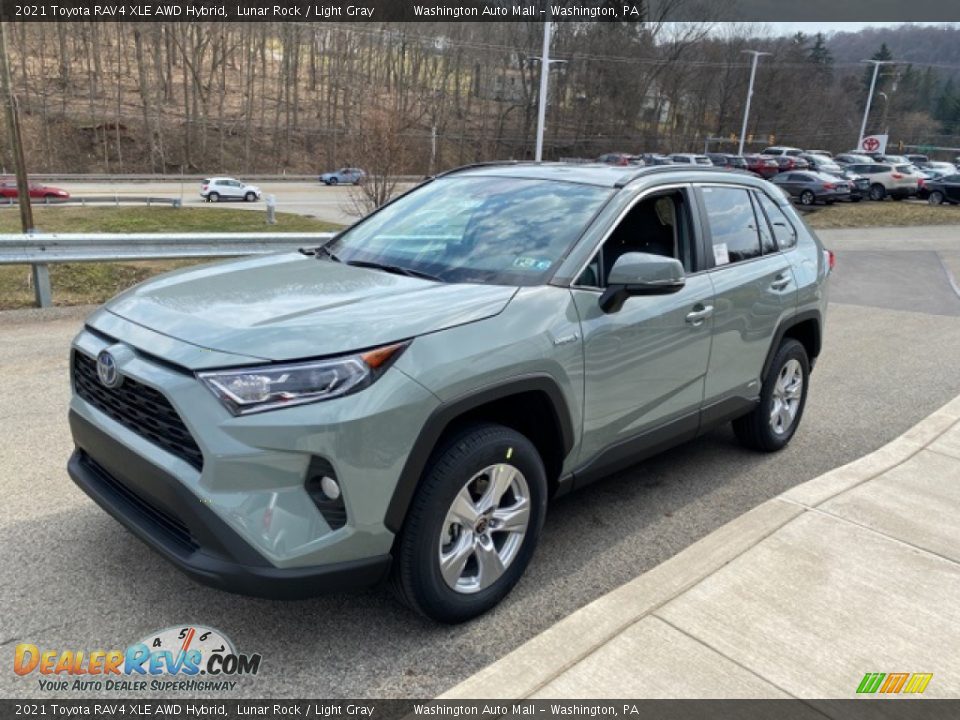 2021 Toyota RAV4 XLE AWD Hybrid Lunar Rock / Light Gray Photo #12