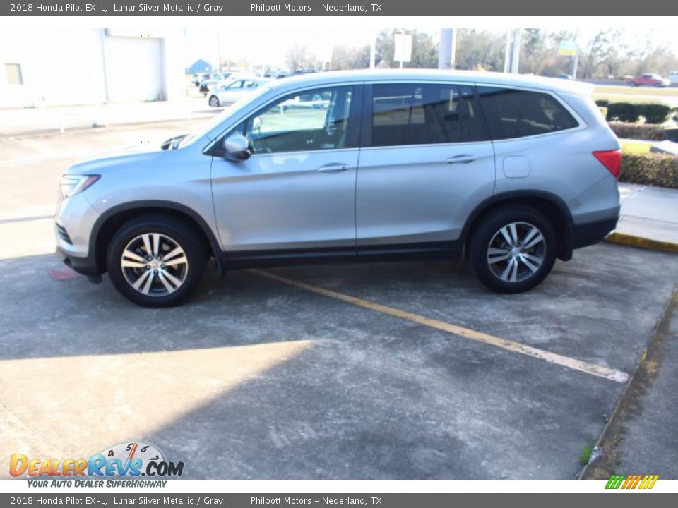 2018 Honda Pilot EX-L Lunar Silver Metallic / Gray Photo #5