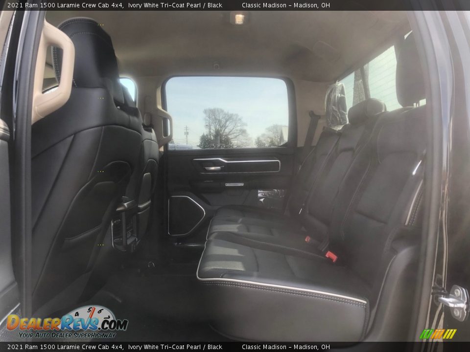 2021 Ram 1500 Laramie Crew Cab 4x4 Ivory White Tri-Coat Pearl / Black Photo #3