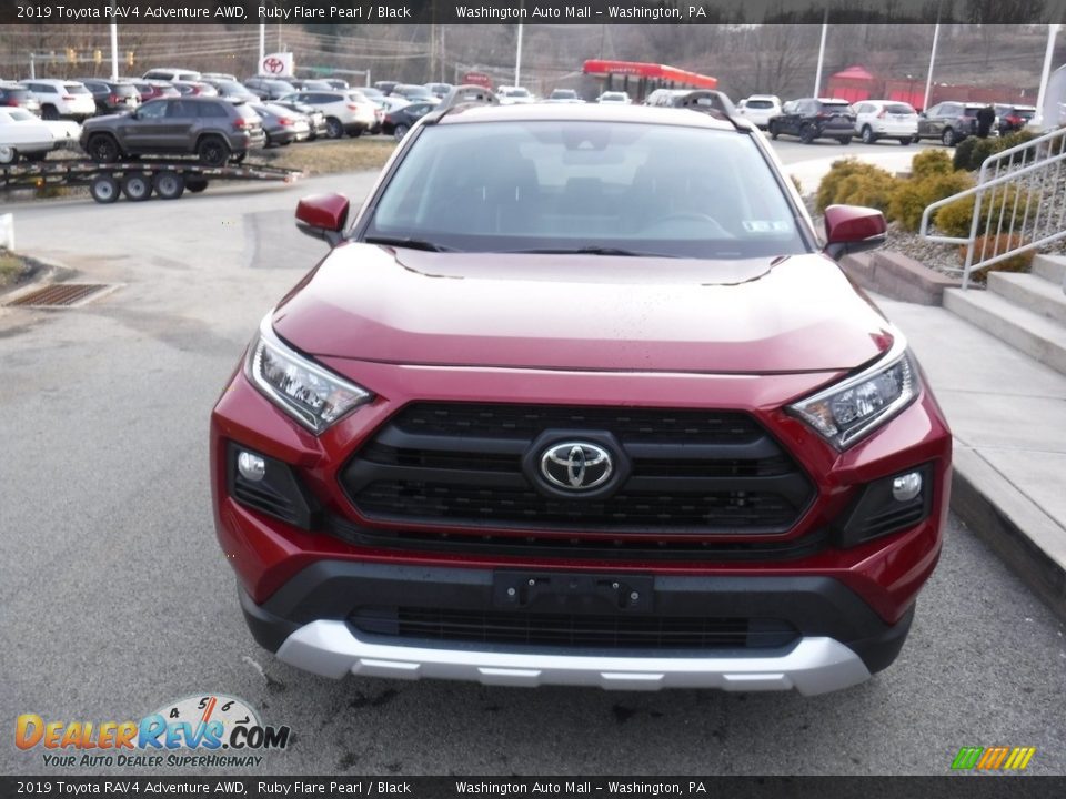 2019 Toyota RAV4 Adventure AWD Ruby Flare Pearl / Black Photo #11