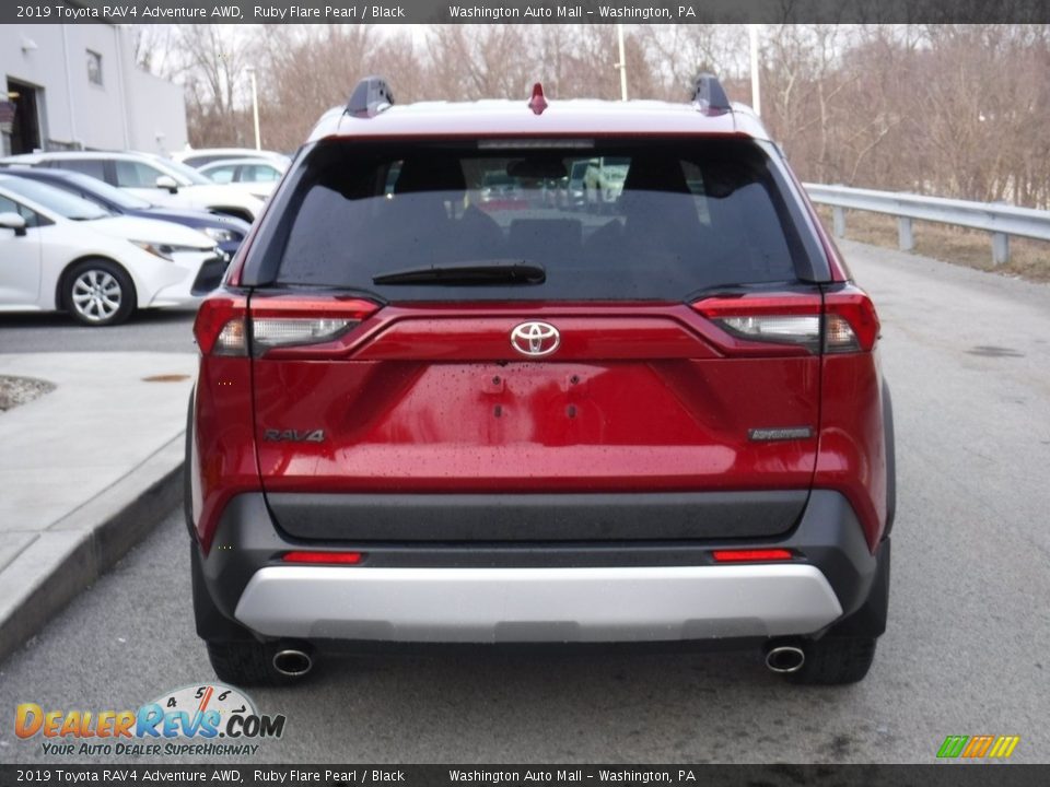 2019 Toyota RAV4 Adventure AWD Ruby Flare Pearl / Black Photo #14