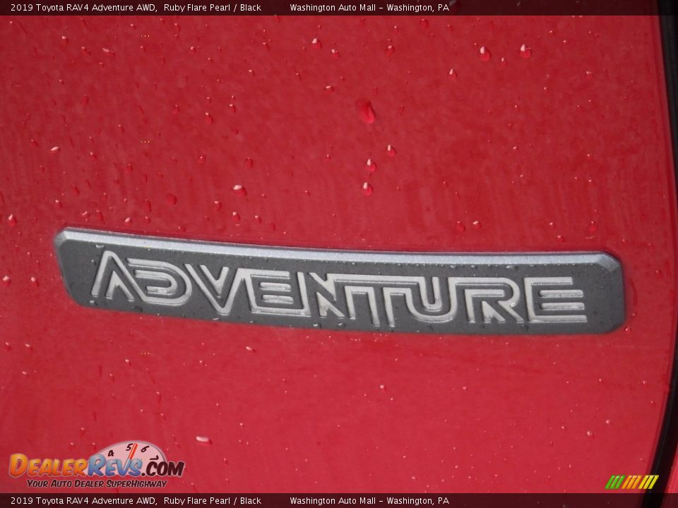 2019 Toyota RAV4 Adventure AWD Ruby Flare Pearl / Black Photo #16