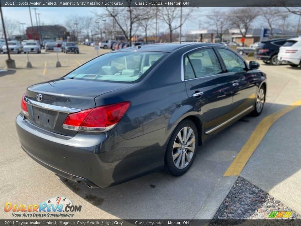 2011 Toyota Avalon Limited Magnetic Gray Metallic / Light Gray Photo #2