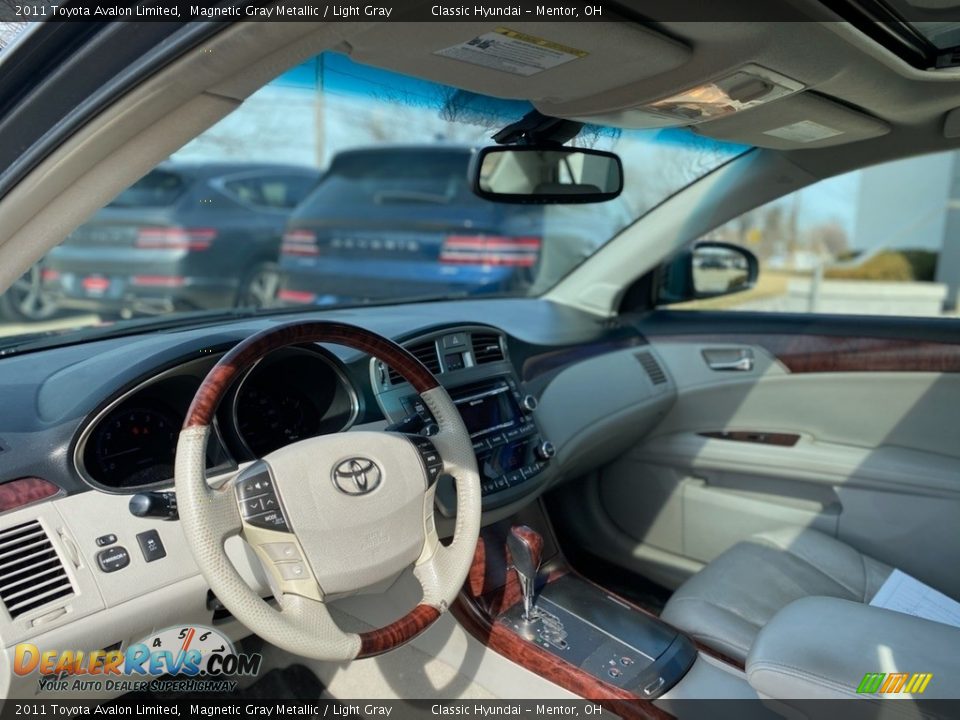 2011 Toyota Avalon Limited Magnetic Gray Metallic / Light Gray Photo #3