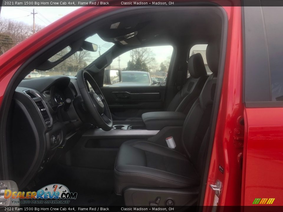 2021 Ram 1500 Big Horn Crew Cab 4x4 Flame Red / Black Photo #2