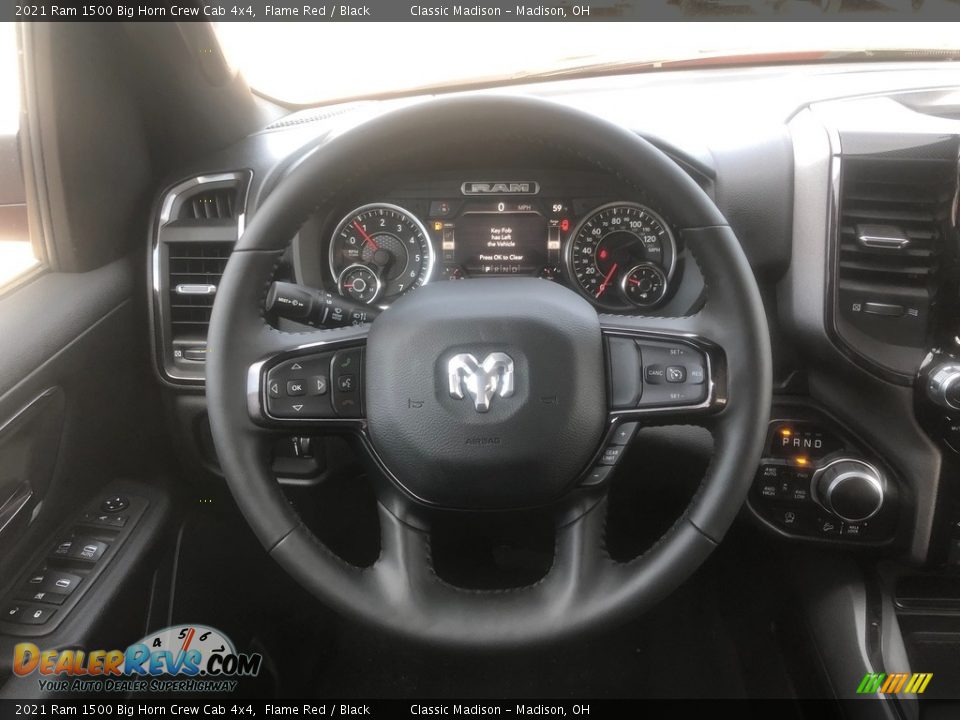 2021 Ram 1500 Big Horn Crew Cab 4x4 Flame Red / Black Photo #4