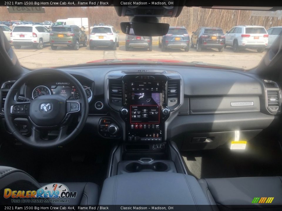 2021 Ram 1500 Big Horn Crew Cab 4x4 Flame Red / Black Photo #5