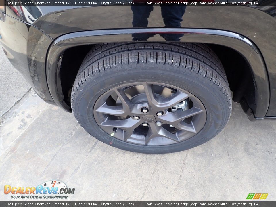 2021 Jeep Grand Cherokee Limited 4x4 Diamond Black Crystal Pearl / Black Photo #2