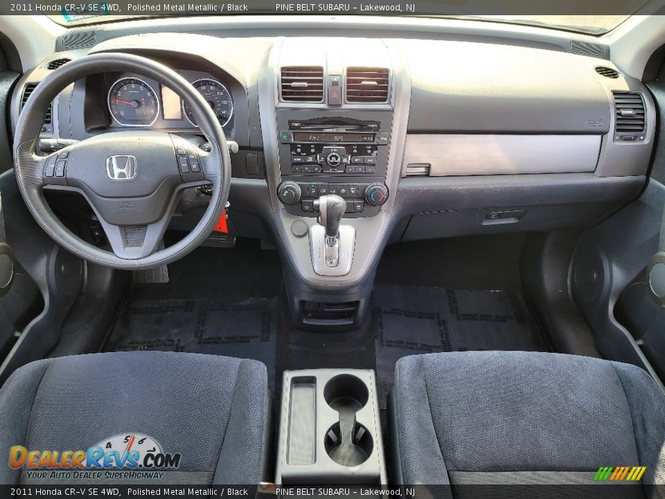 2011 Honda CR-V SE 4WD Polished Metal Metallic / Black Photo #6