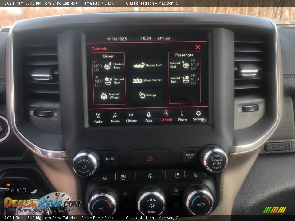2021 Ram 1500 Big Horn Crew Cab 4x4 Flame Red / Black Photo #9