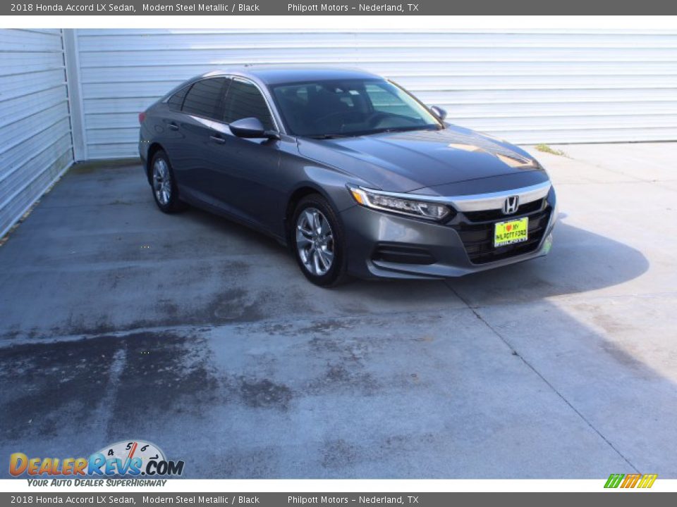 2018 Honda Accord LX Sedan Modern Steel Metallic / Black Photo #2