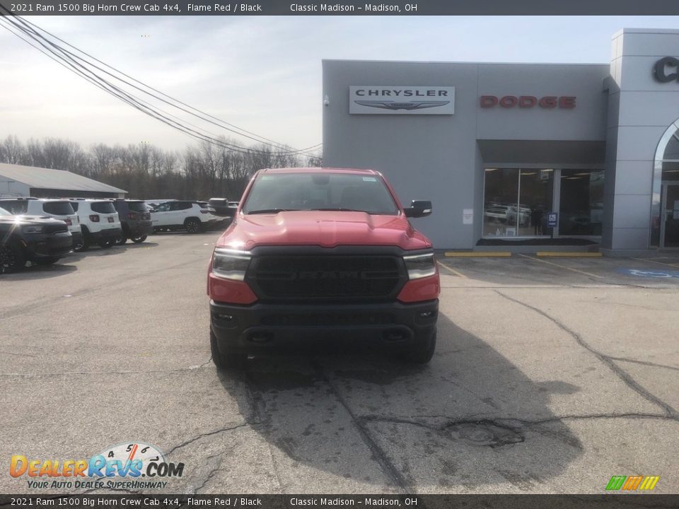 2021 Ram 1500 Big Horn Crew Cab 4x4 Flame Red / Black Photo #10