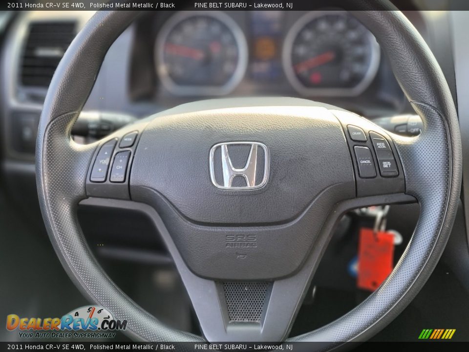 2011 Honda CR-V SE 4WD Polished Metal Metallic / Black Photo #7
