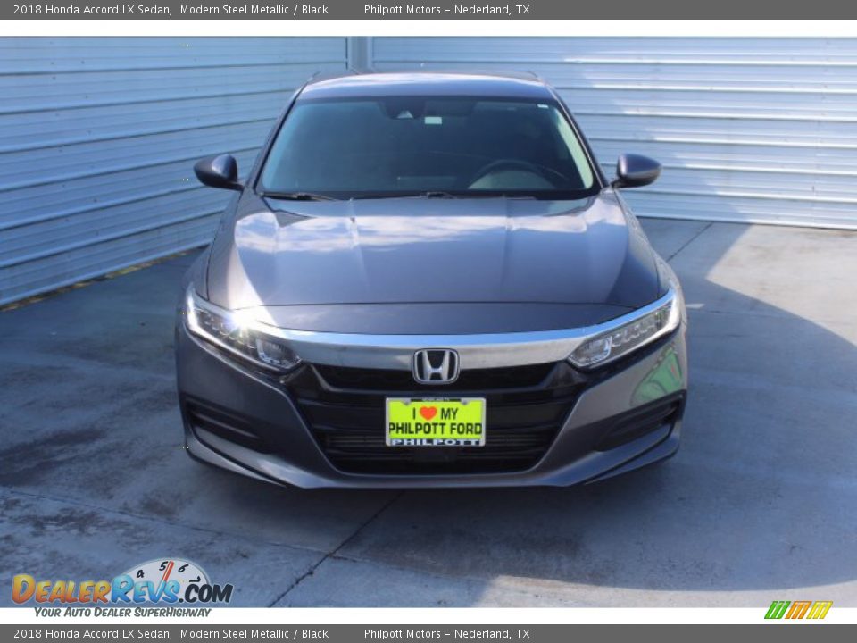 2018 Honda Accord LX Sedan Modern Steel Metallic / Black Photo #3