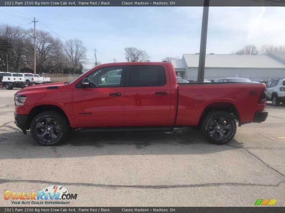 2021 Ram 1500 Big Horn Crew Cab 4x4 Flame Red / Black Photo #11