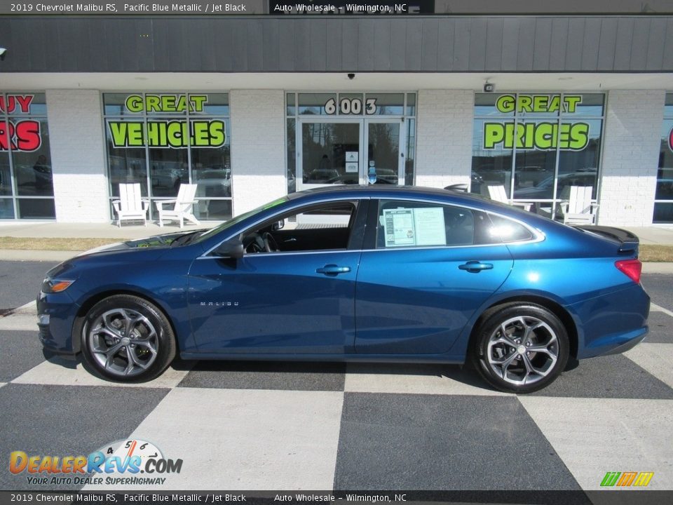 2019 Chevrolet Malibu RS Pacific Blue Metallic / Jet Black Photo #1