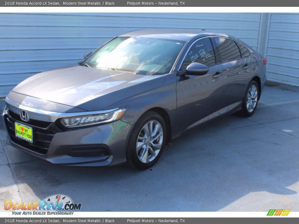 2018 Honda Accord LX Sedan Modern Steel Metallic / Black Photo #4