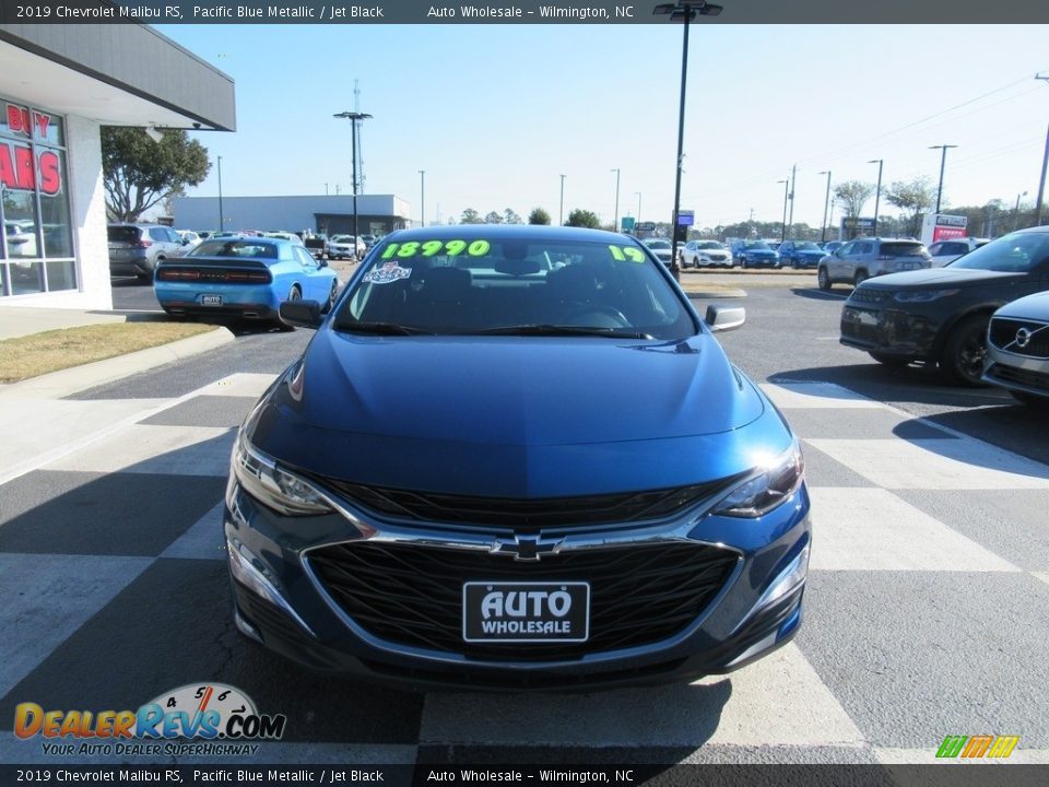 2019 Chevrolet Malibu RS Pacific Blue Metallic / Jet Black Photo #2